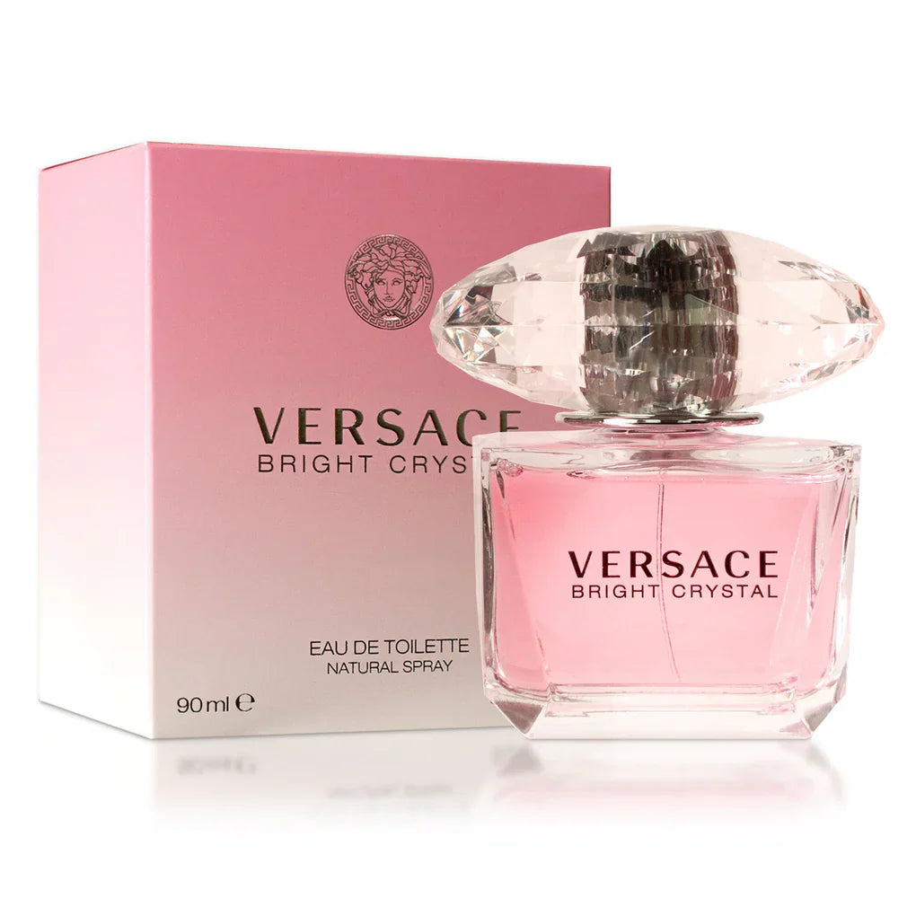 Versace Bright Crystal Eau De Toilette 90ml – Elegant Long Lasting Perfume for Women